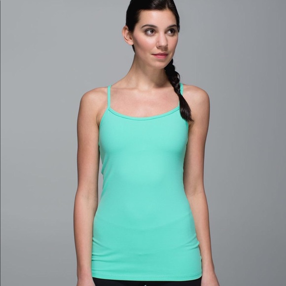 Lululemon Power Y Tank Sz 6 Yoga Workout Top Fun